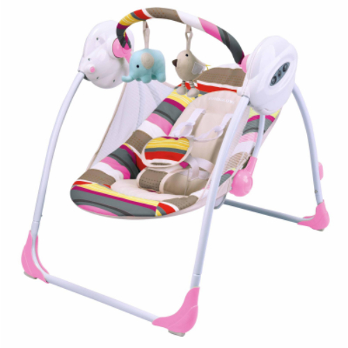 SWING - 2 LYING POSITIONS
-WORKS ON USB CHARGING MODE AND BATTERIES
-REMOVABLE TOY BAR
-WASHABLE SEAT PAD