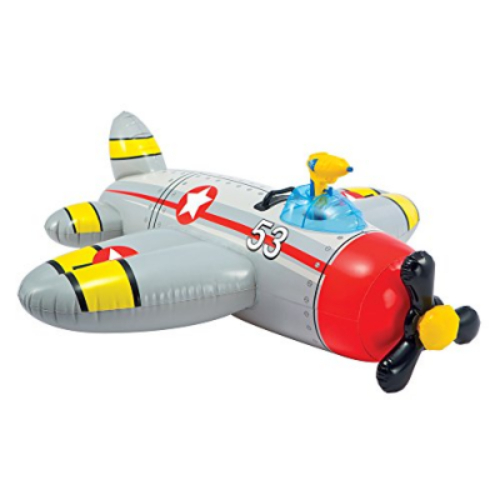 Toys Castle  - Intex Water Gun Plane Ride-On - Size: 132 x 129 x 91 cm