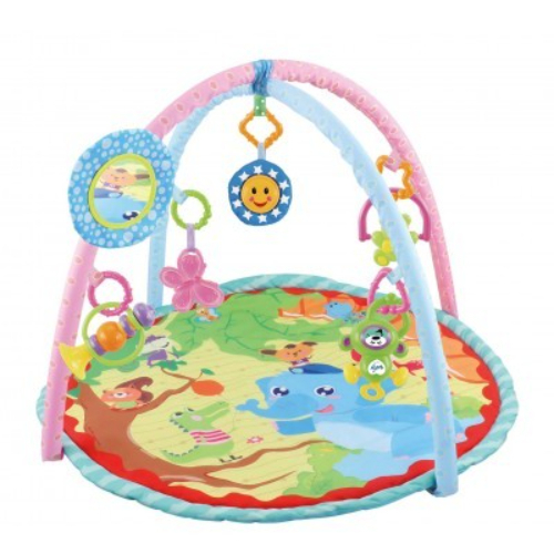 BABY PLAYING MAT - Develops baby motor skills, visual abilities
- Simulate your baby touch, kick and craw
Includes toy bar