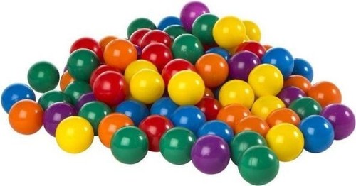 INTEX SMALL FUN BALLZ 6.5CM - Great for play centers, pools and so much more, the Intex Small Fun Ballz is a 100-pack bag full of fun. Intex Fun Balls Small is perfect for play pits and ball ponds. It comes with 6 different colours and it is made of plastic. It has storage bag that can be carry around anytime and anywhere.100 pack of brightly colored plastic balls.