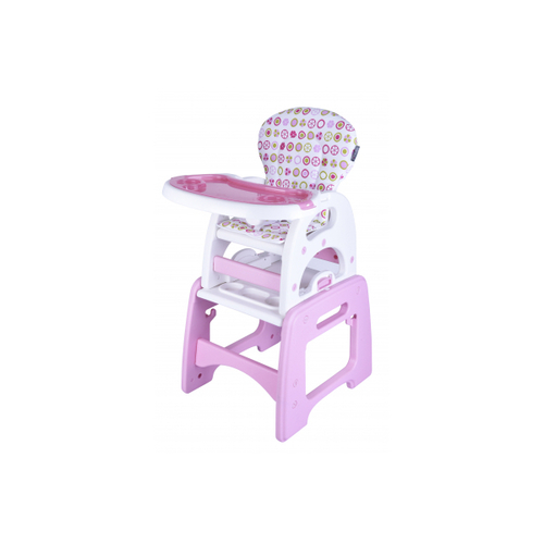 MAMA LOVE FEEDING CHAIR - - ADJUSTS TO 3 HIGHT LEVEL - REMOVABLE TRAY - WASHABLE SEAT PAD