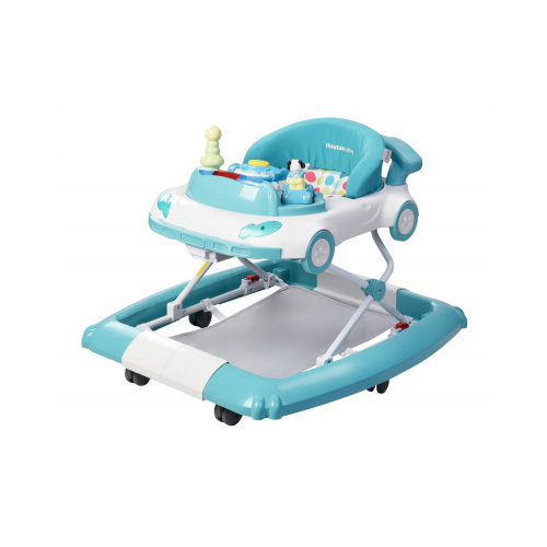 MAMA LOVE 2 IN 1 CAR WALKER - -SOUND, LIGHT, TOY BAR -EASILY -ADJUSTS TO 3 HEIGHT LEVELS -WASHABLE SEAT PAD -CAN BE USED AS A ROCKER