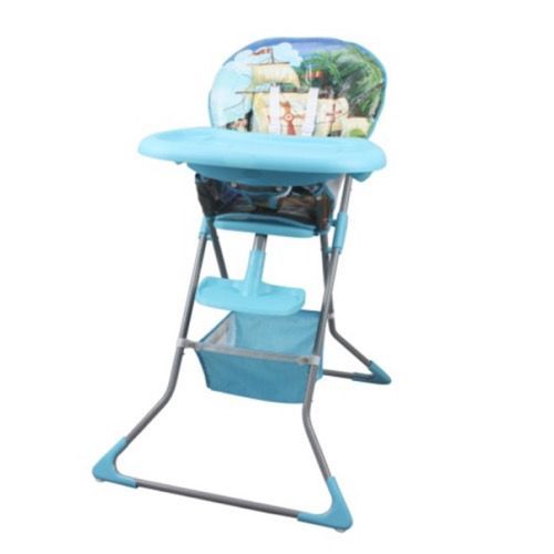 High Chair - In this comfy high chair, your little one will always find the perfect position   -Extremely light high chair can be folded down   -Removable tray cover for easy cleaning   -This chair is height   -Adjustable for easy social interaction, meal times, play and rest.