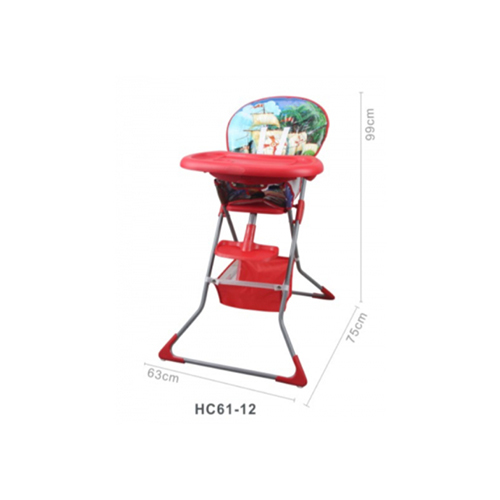 High Chair - In this comfy high chair, your little one will always find the perfect position
 
-Extremely light high chair can be folded down
 
-Removable tray cover for easy cleaning
 
-This chair is height -Adjustable for easy social interaction, meal times, play and rest.