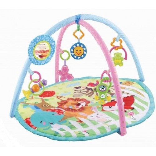 BABY PLAYING MAT - Develops baby motor skills, visual abilities - Simulate your baby touch, kick and craw Includes toy bar