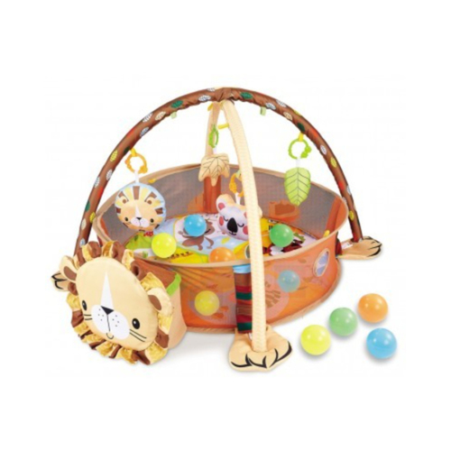 ACTIVITY GYM & BALL PIT - OVERHEAD DISCOVERY
- SIT & PLAY BALL PIT
- INCLUDES 30 BALLS