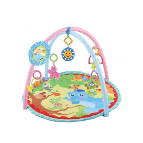 BABY PLAYING MAT - Develops baby motor skills, visual abilities
- Simulate your baby touch, kick and craw
Includes toy bar