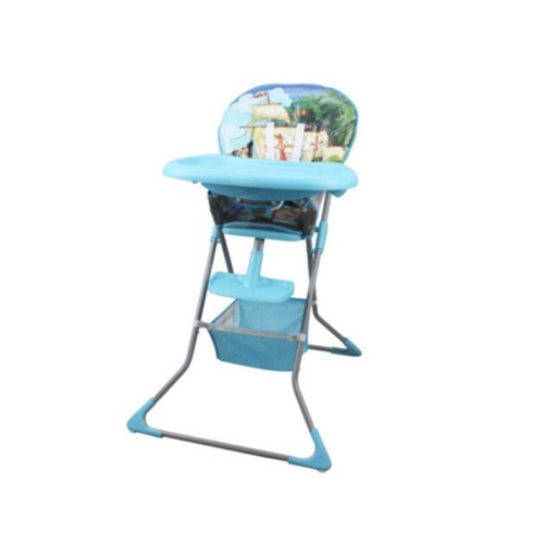 High Chair - In this comfy high chair, your little one will always find the perfect position   -Extremely light high chair can be folded down   -Removable tray cover for easy cleaning   -This chair is height   -Adjustable for easy social interaction, meal times, play and rest.