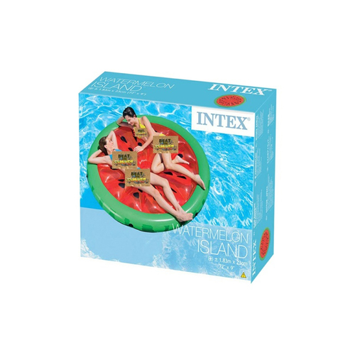 Toys Castle  - INTEX WATERMELON ISLAND 183CM X 23CM - What is more refreshing on a hot summer day than a slice of watermelon? Relax in comfort on this Intex Juicy Watermelon Island Float Lounge, perfect for you and a friend and enjoy this slice of heaven.