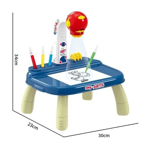 Kids Drawing Projector Blue Table