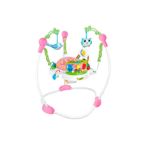 BABY JUMPER - An interactive baby jumper designed to keep your little one entertained and active safely. It features colorful toys, lights, and music to stimulate the senses and support motor skill development. The 360° rotating seat allows the baby to explore and play from every angle.