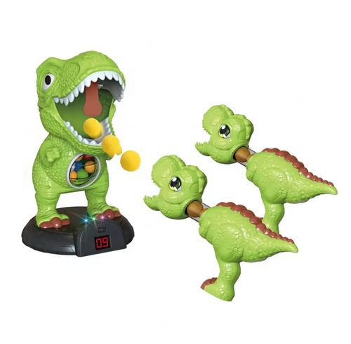 Dinosaur Soft Bullet Gun - A fun and safe dinosaur-shaped soft bullet launcher that shoots foam balls with impressive accuracy! Designed to keep kids active and entertained while improving focus and hand-eye coordination. Its soft EVA balls ensure safe play with a thrilling dino twist that kids will love!