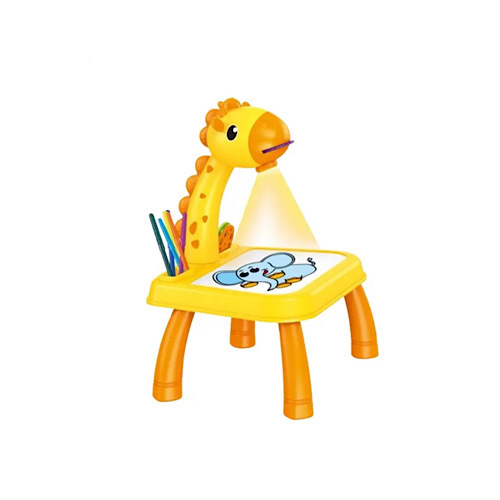 Projection Drawing Table - An educational drawing table with a built-in projector and storage box, designed to help kids learn to draw in a fun and creative way.