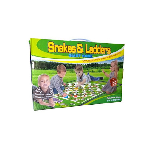 Snakes & Ladders - A classic and fun giant mat game that lets kids play interactively while developing counting and focus skills through exciting group play.