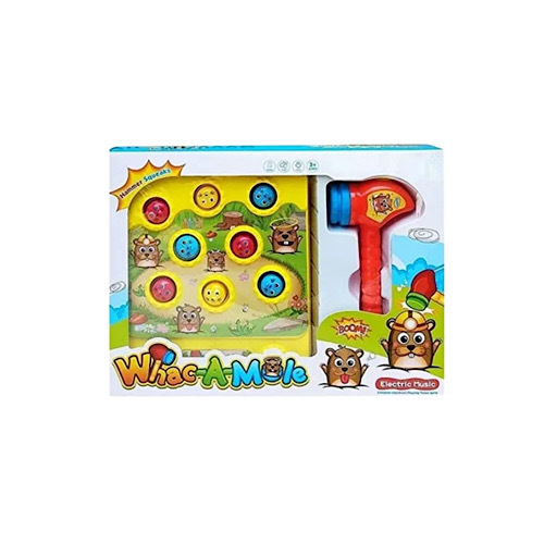 Whac-A-Mole - A fun interactive game for kids that tests speed and focus — players hit the mole with the hammer when it pops up, helping develop concentration and hand-eye coordination in an entertaining way.