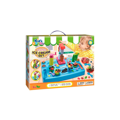 Ice Cream Dough Set - A colorful and creative dough set that lets kids make their own pretend ice creams and desserts! It includes fun tools and molds that inspire imagination and improve fine motor skills. A delightful play experience that brings out your child’s creativity and makes every moment feel like an ice cream shop adventure.