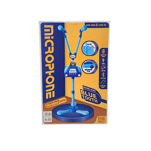 Bluetooth Microphone - A wireless Bluetooth microphone with lights and sound effects — perfect for little stars who love to sing! Adjustable height and amplified sound make every performance exciting. Connect to a phone to play favorite songs and turn any moment into a fun-filled concert experience!