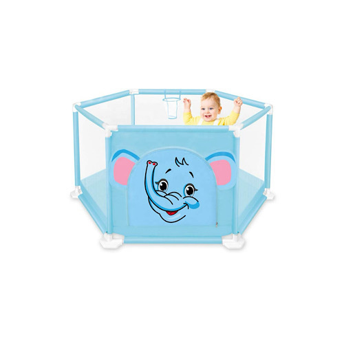 Elephant Baby Playpen - Safe, fun, and full of smiles! This adorable elephant playpen gives your little one a secure space to play, crawl, and explore freely. With its soft mesh sides and cute design, it turns playtime into a happy and safe adventure!