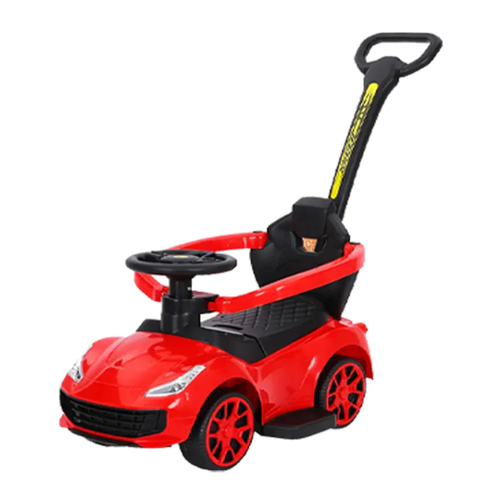 Baby Push Car - Let your little one enjoy their first driving adventure! This stylish and safe push car features a sporty look, comfortable seat, and a parent handle for full control. Perfect mix of fun, comfort, and safety for endless joyful rides!