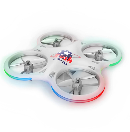Mini Drone - A compact quadcopter drone designed for fun and easy flying. It features four propellers and a lightweight design, making it suitable for beginners and enjoyable for recreational flying in open spaces.