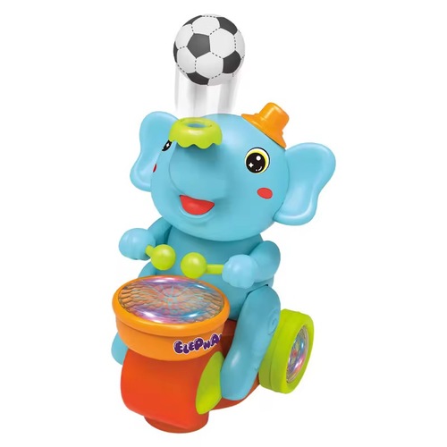 Musical Elephant Toy - A cute musical elephant toy that plays fun sounds and moves to entertain children. It features bright colors and a friendly design that helps attract kids’ attention and encourages interactive play.