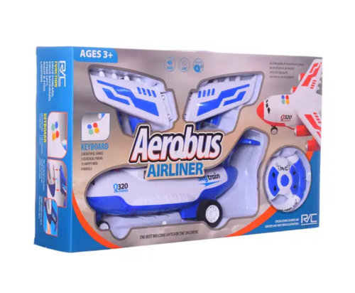 Toy Airplane - A toy airplane designed for kids with detachable wings and a simple controller. It offers a fun play experience and encourages imagination while children enjoy pretending to fly their own aircraft.