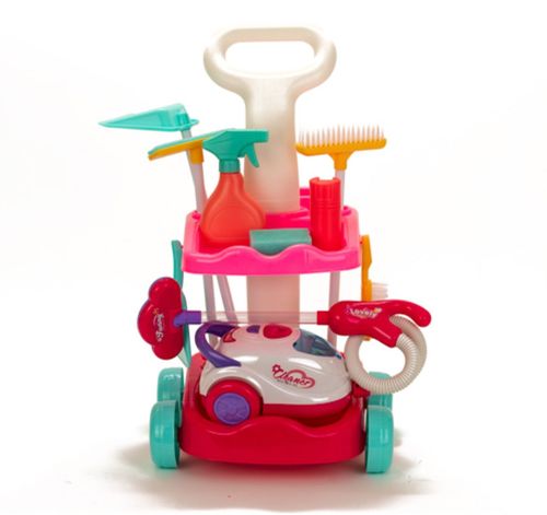 Vacuum Cleaning Trolley Role Play Set