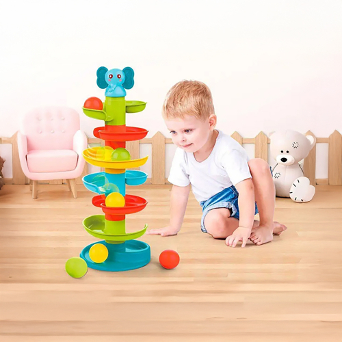Educational Rolling Ball Tower Toy
