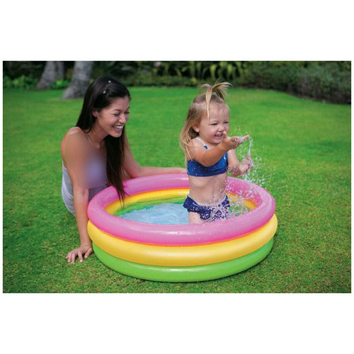 INTEX SUNSET GLOW BABY POOL 114CMX25CM