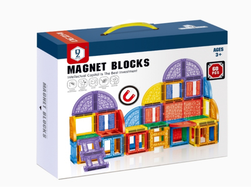 Magnetic Building Blocks (60 PCS)