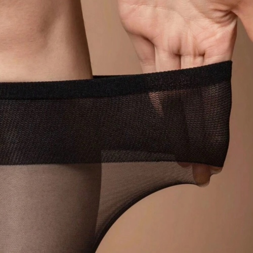 women’s silk stockings , ultra thin , black , transparent