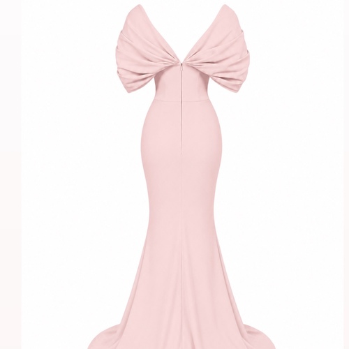 Blush Couture Corset Evening Gown