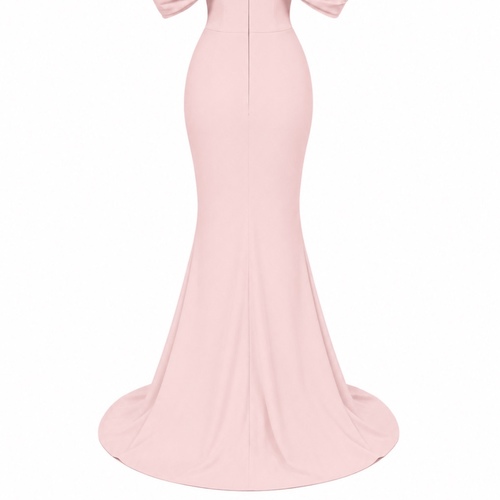 Blush Couture Corset Evening Gown
