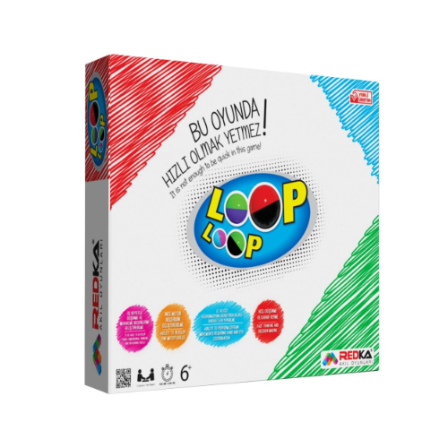 Loop Loop Game - Loop Loop game Game of mind, intelligence, speed and attention. The game contributes to the development of intelligence, improves hand-eye coordination skills, teaches concentration, fine motor skills and quick decision-making. Open the cards, run your fingers and start creating shapes with the colorful balls on the platform! How to Play: The object of the game is to form the shape of the task cards as quickly as possible using the colored balls on the platform. The player who creates the shape first presses the buzzer, if the combination is correct, he wins the card. At the end of the game, the player with the most cards wins the game. Product Description: 2 game consoles 60 cards 1 piece card holder 1 bell Number of players: 2 Stylish and distinctive design Safe raw material suitable for baby\