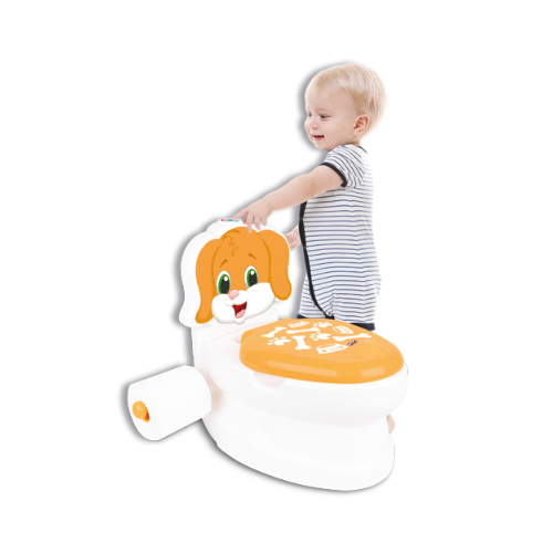 Educational Toilet - Educational toilet It's time to train your child to use the toilet in a fun way! Product Description: Light up music box with siphon sound effect Toilet paper holder Resealable lid Empty, washable seat 5 anti-slip points Hygienic and easy to clean It can be carried around due to its portability It does not require metal fasteners such as screws, so it does not rust Load capacity: 25 lbs Stylish and distinctive design Safe raw material suitable for baby's health * Our products have been tested under CE toy safety standards.