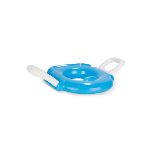 Blue Toilet Seat - Blue toilet seat A rule that helps your child use the toilet Product Description: whistle (whistles when you sit on it) Handles on both sides for the safety of the child Suitable for most toilet bowls Stylish appearance and distinctive design Age of use 12+ months Safe raw material suitable for baby's health * Our products have been tested under CE toy safety standards.