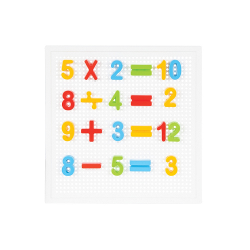 Kids Hobby  - Set of Letters and Numbers - Set of letters and numbers A board in which your child creates different words, and also performs simple arithmetic operations, which helps in developing his intelligence and knowledge. Supports the development of intelligence and cognitive and psychological development in the child. Product Description: Dimensions: 28.5 x 33.5 x 5.5 cm Safe raw material suitable for baby\