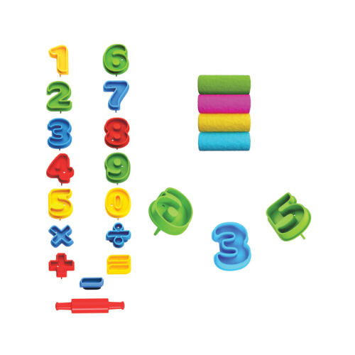 Clay (200 Gr.) With Numbers