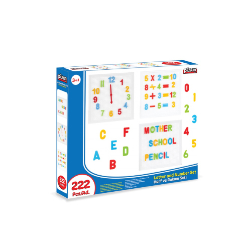 Set of Letters and Numbers