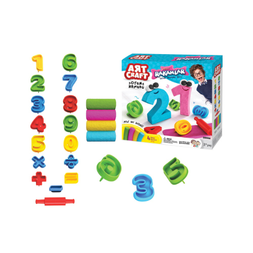 Clay (200 Gr.) With Numbers