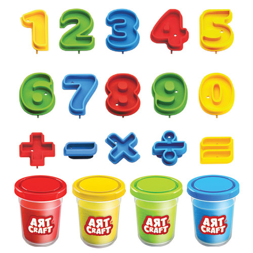 Clay basket (56 g x 4) with numbers