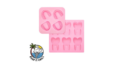 Teeth ice cup ( tow pieces )