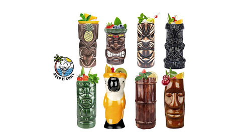 Keep It chill - Tiki mugs - Tiki mug + straw