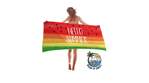 Keep It chill - Watermelon towel