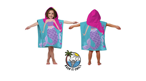 Mermaid towel - ( 56cm x 56cm )