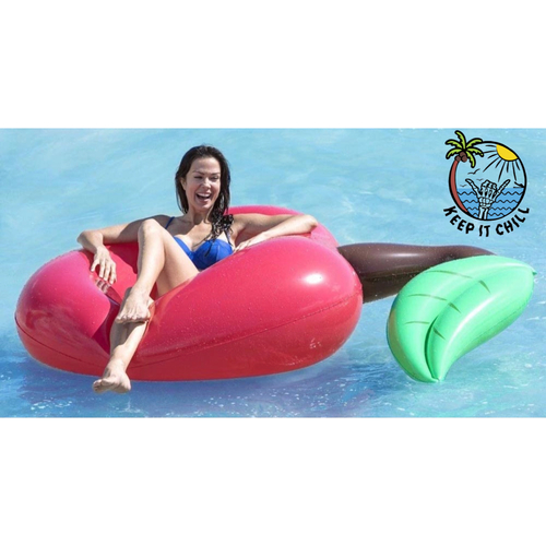 Apple pool float