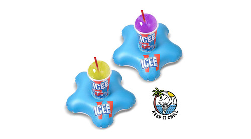 Ice inflatable drink holder - Set of two