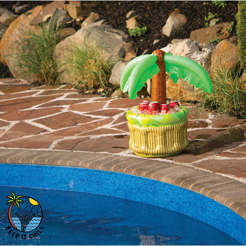 Inflatable palm tree