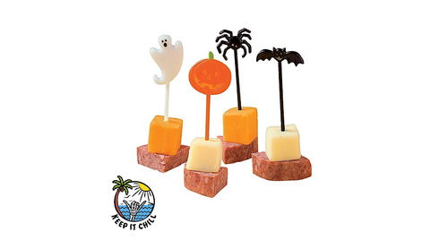 Keep It chill - Halloween toppers - اعواد صغيره مناسبه لتقديم الكعك والجبن والفواكه  
 ملاحظه : المنتج الواحد يحتوي على 10 قطع