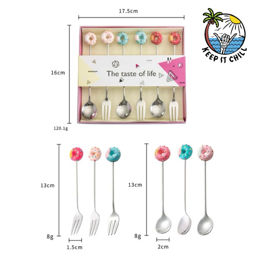Donuts spoon&fork